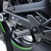 Stupačky spolujezdce Kawasaki  VULCAN S / VULCAN Café černé/stříbrné
